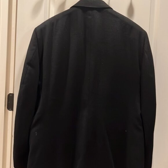 PRONTO UOMO SOLID BLACK CASHMERE JACKET, 46 Regular - Picture 4 of 6